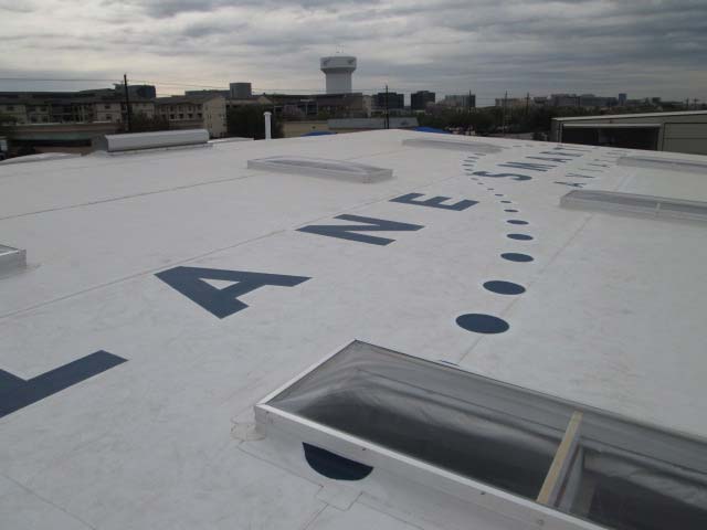 TPO Roof and Logo - Thermoplastic Polyolefin - Nelson Roofing Company